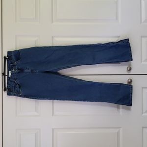 High-waisted, straight leg with split - size 8